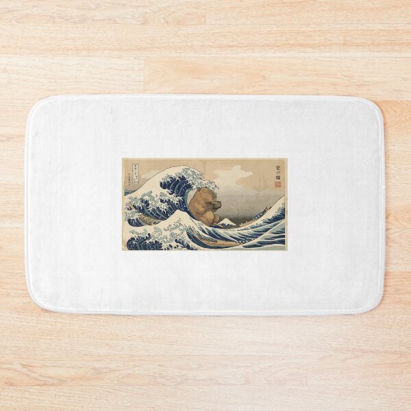Item preview, Japanese Ukiyo-e Capybara Drinking Matcha Tea Art designed and sold by Arc2020.
