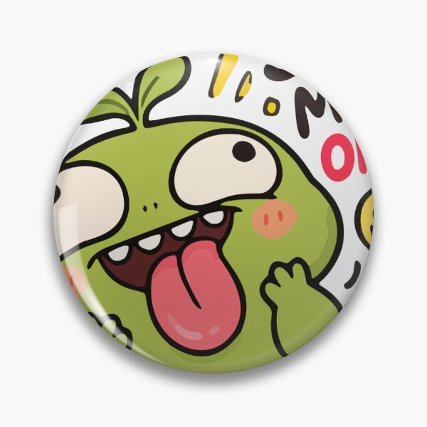 Item preview, Silly Mood On - Funny Green Cartoon Character designed and sold by Deepali Pathe.