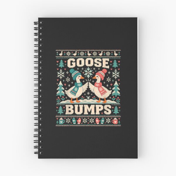 Item preview, Goose Bumps Funny Geese Ugly Christmas Sweater Winter Pun designed and sold by abig-eiyana.