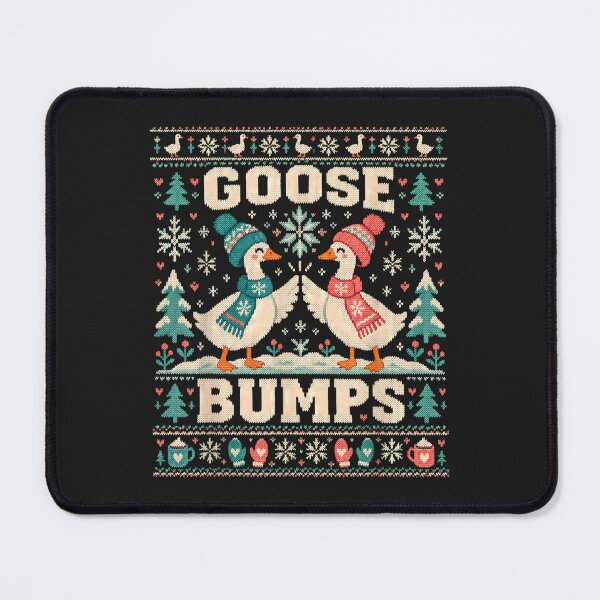 Item preview, Goose Bumps Funny Geese Ugly Christmas Sweater Winter Pun designed and sold by abig-eiyana.