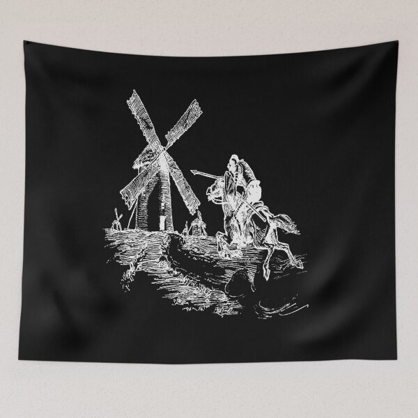 Item preview, Don Quixote Fighting Windmills designed and sold by taiche.