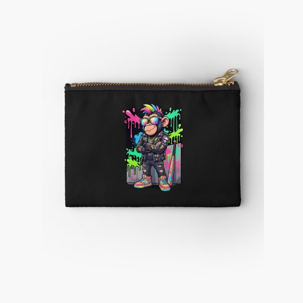 Item preview, Cool Graffiti Monkey Streetwear Rainbow Mohawk Baseball Bat Drip designed and sold by abig-eiyana.