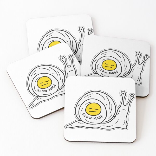Item preview, Slow Mode Tired Snail Emoji Funny Statement designed and sold by LongIslandDesgn.