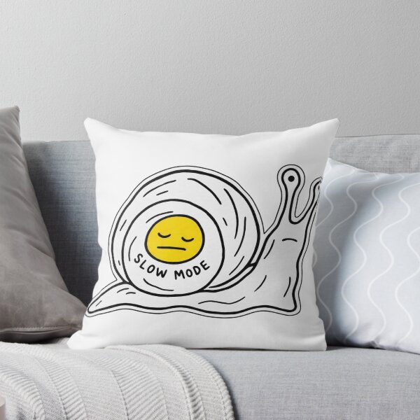 Item preview, Slow Mode Tired Snail Emoji Funny Statement designed and sold by LongIslandDesgn.