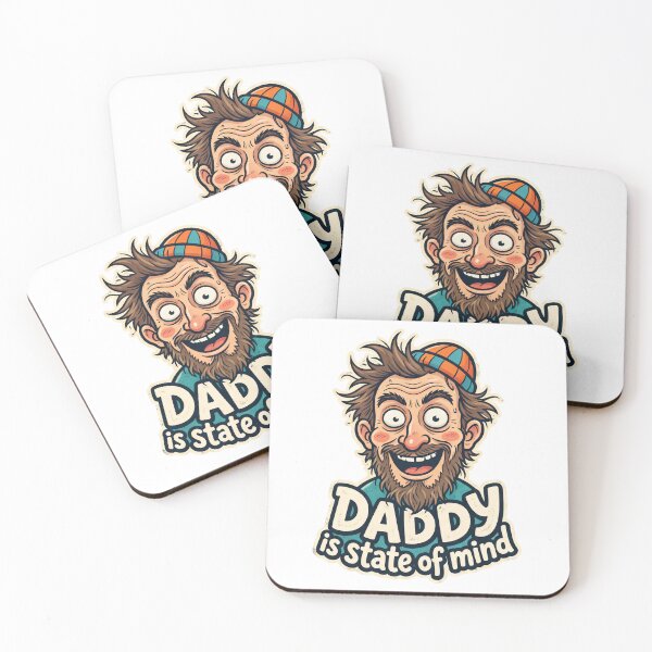 Item preview, Daddy is a state of mind funny dad shirt for parents designed and sold by GroovyGoody.