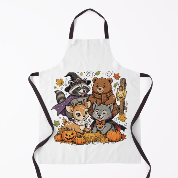 Item preview, Spooky fall season animals  designed and sold by JonysCreativeDesigns.