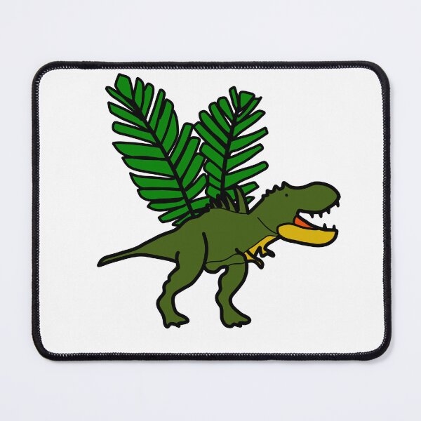Item preview, Cute Dinosaur History animal Funny with Leaf Lovely Happy Dino designed and sold by khulisara246.