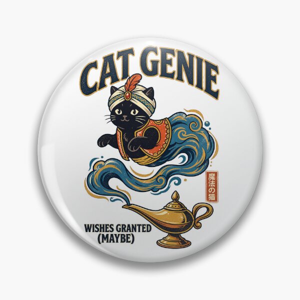 Item preview, Cat Genie Wishes Granted Maybe designed and sold by tollaru.