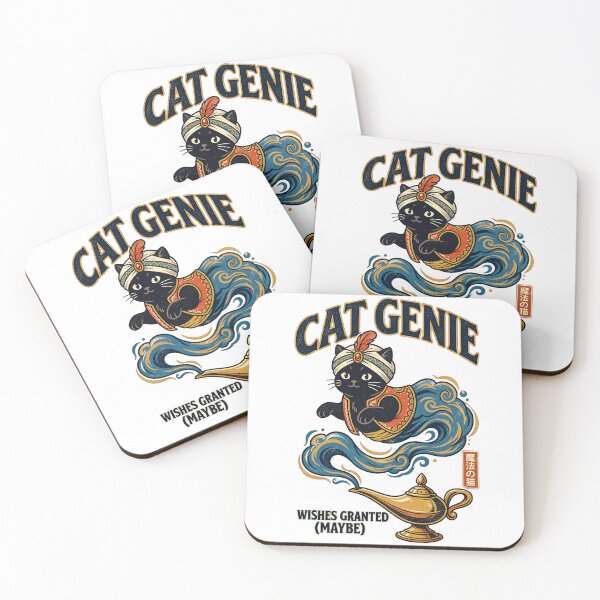 Item preview, Cat Genie Wishes Granted Maybe designed and sold by tollaru.