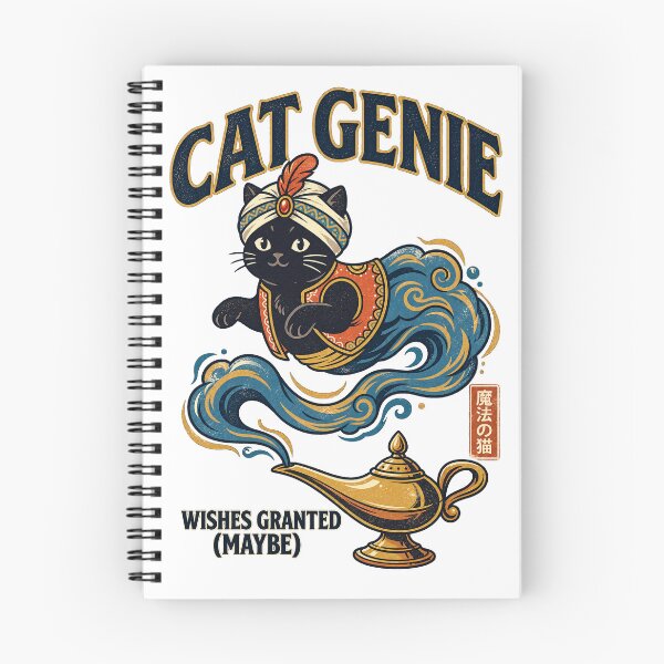 Item preview, Cat Genie Wishes Granted Maybe designed and sold by tollaru.