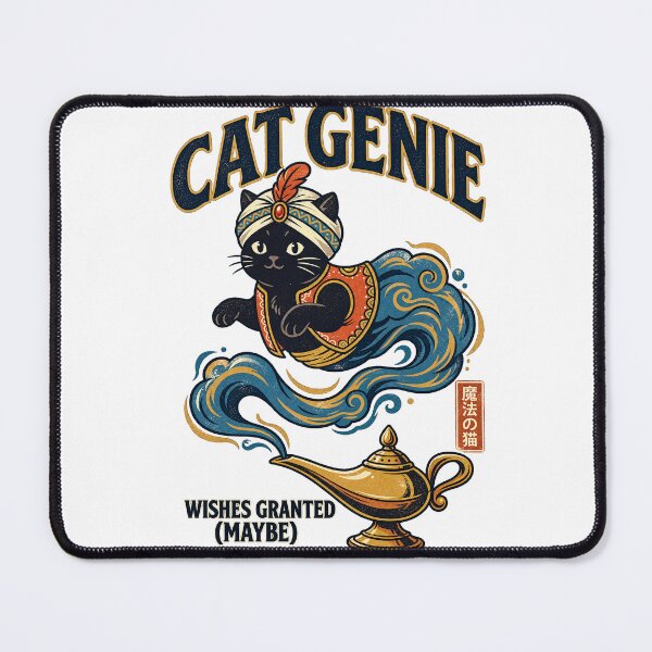 Item preview, Cat Genie Wishes Granted Maybe designed and sold by tollaru.