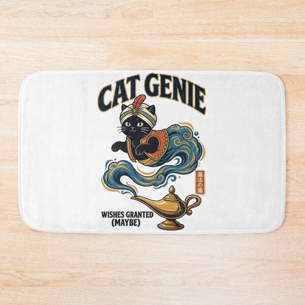 Item preview, Cat Genie Wishes Granted Maybe designed and sold by tollaru.