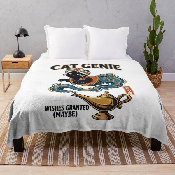 Item preview, Cat Genie Wishes Granted Maybe designed and sold by tollaru.