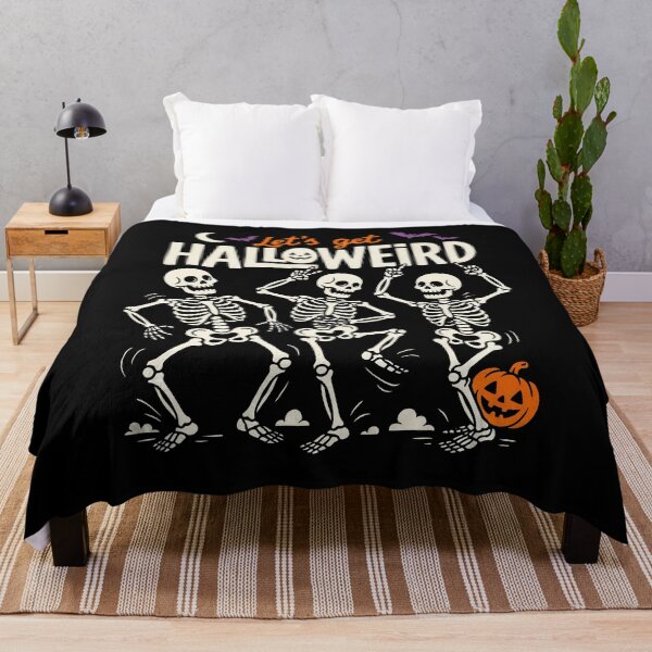 Item preview, Let's Get Halloweird Dancing Skeleton Halloween Gift designed and sold by Say It With Ink.