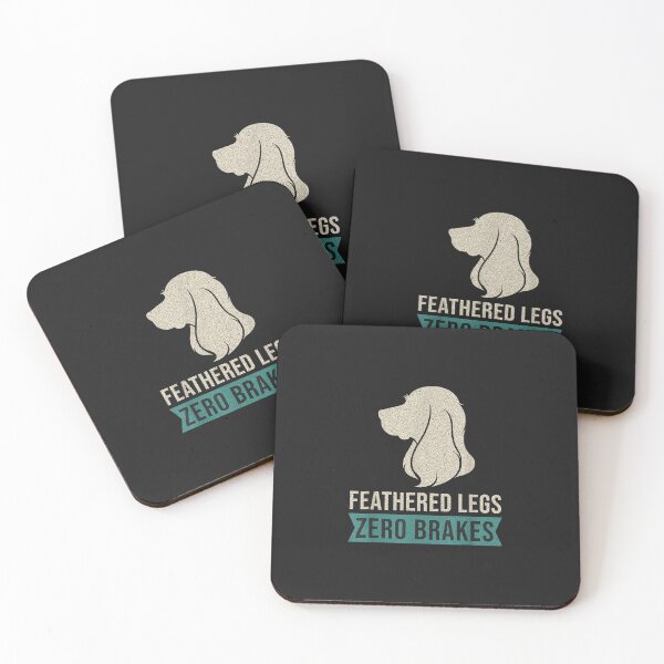 Item preview, Cocker Spaniel Feathered Legs Zero Brakes Dog Mom Dad Silhouette designed and sold by abig-eiyana.