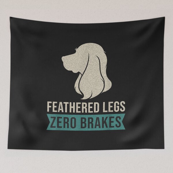 Item preview, Cocker Spaniel Feathered Legs Zero Brakes Dog Mom Dad Silhouette designed and sold by abig-eiyana.