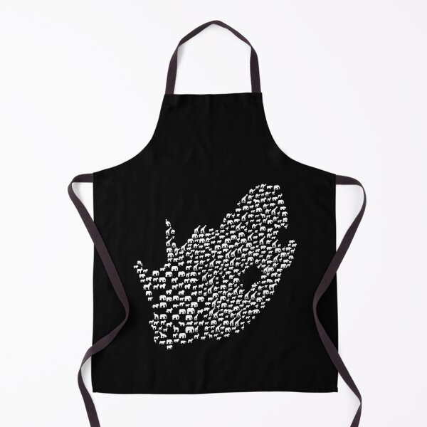 Item preview, Wildlife Animal Silhouette Pattern South Africa Map designed and sold by d247.