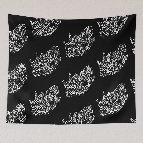 Item preview, Wildlife Animal Silhouette Pattern South Africa Map designed and sold by d247.