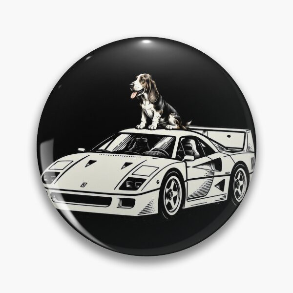 Item preview, dog on the car designed and sold by davide23-.