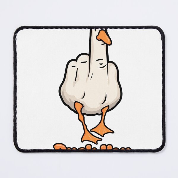 Item preview, Duck You Funny Goose Middle Finger T-Shirt Design designed and sold by MOTAS Graphics .