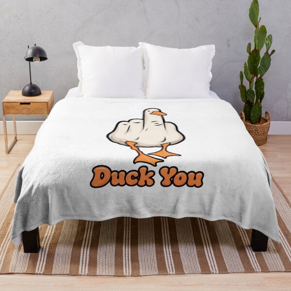 Item preview, Duck You Funny Goose Middle Finger T-Shirt Design designed and sold by MOTAS Graphics .