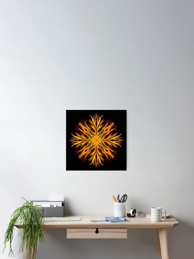 Thumbnail 2 of 3, Poster, Fire designed and sold by Rutarozamimoza.