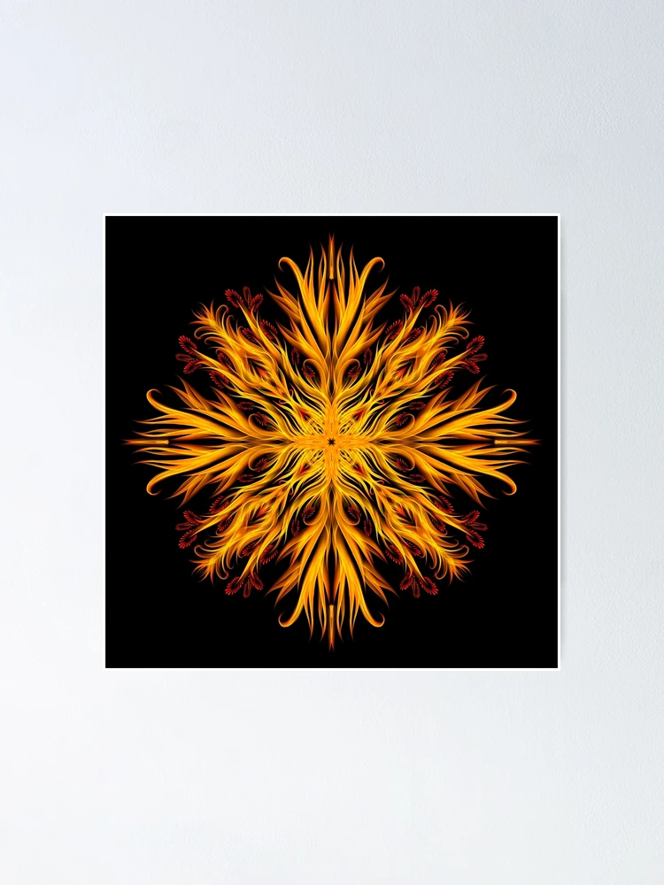 Thumbnail 1 of 3, Poster, Fire designed and sold by Rutarozamimoza.