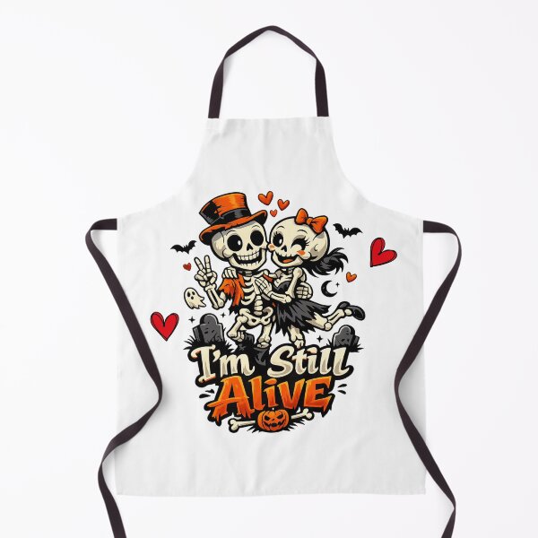 Item preview, I'm Still Alive Funny Skeleton Couple designed and sold by Black Signal.