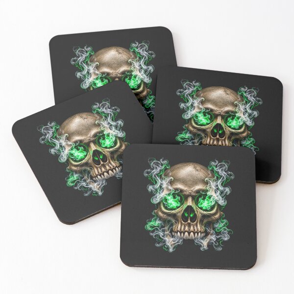 Item preview, Dark Skull Emerald Inferno designed and sold by Just Maria Tees.