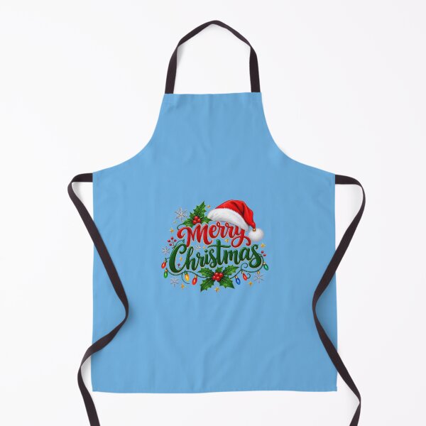 Item preview, Merry Christmas Santa Hat Holly Christmas Lights Design designed and sold by annenambiro.