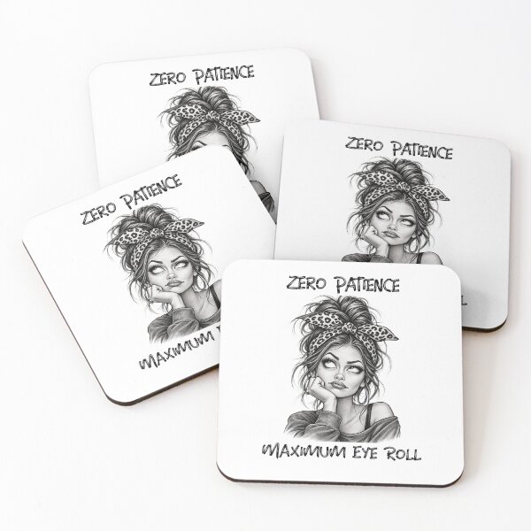 Item preview, Zero Patience Maximum Eye Roll designed and sold by Just Maria Tees.