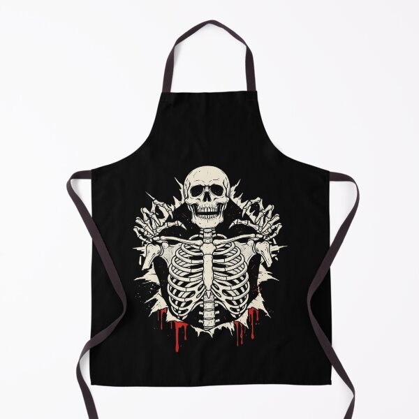 Item preview, Skeleton Ripping Out Ribcage Chest Halloween Gift designed and sold by Say It With Ink.