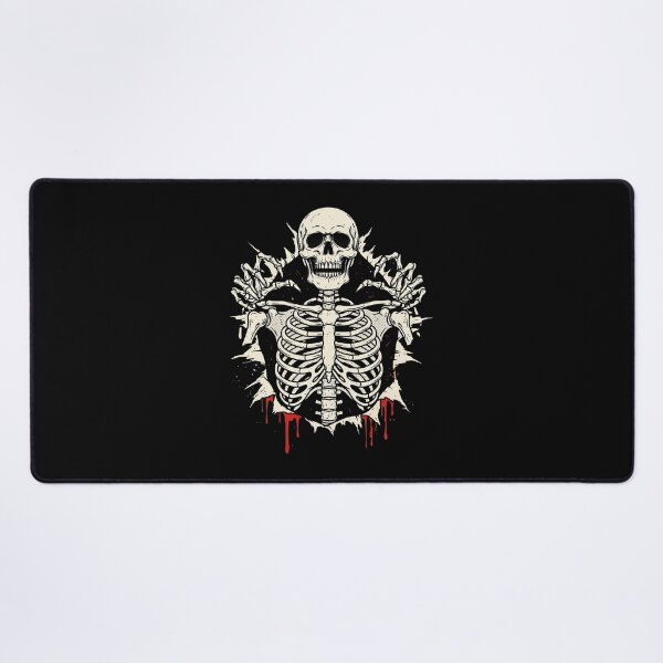 Item preview, Skeleton Ripping Out Ribcage Chest Halloween Gift designed and sold by Say It With Ink.