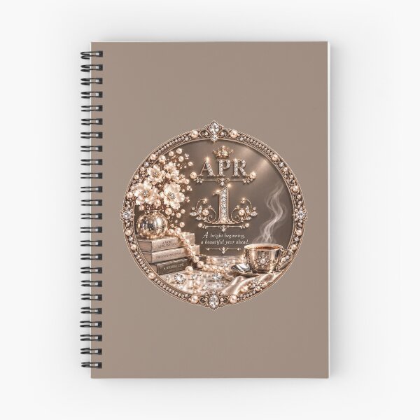Item preview, April 1 Luxury Coffee Pearl Birthday Design designed and sold by LunaMoments.