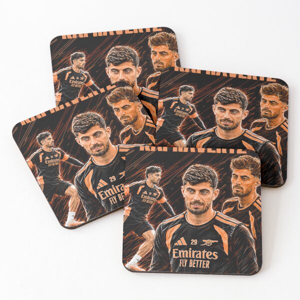 Item preview, Kai Havertz Arsenal Orange Sketch designed and sold by Charlotte Hawkins.