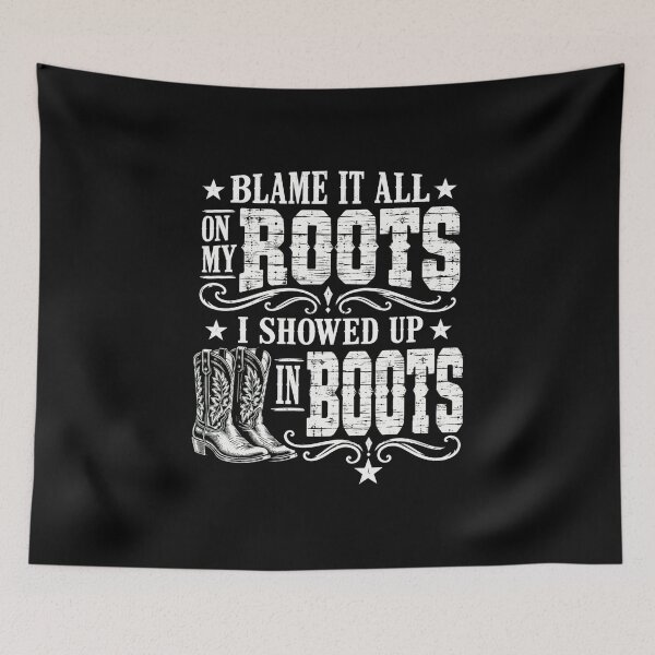 Item preview, Cowboy Boots Humorous Western Quote for Rustic Style designed and sold by anapldv.
