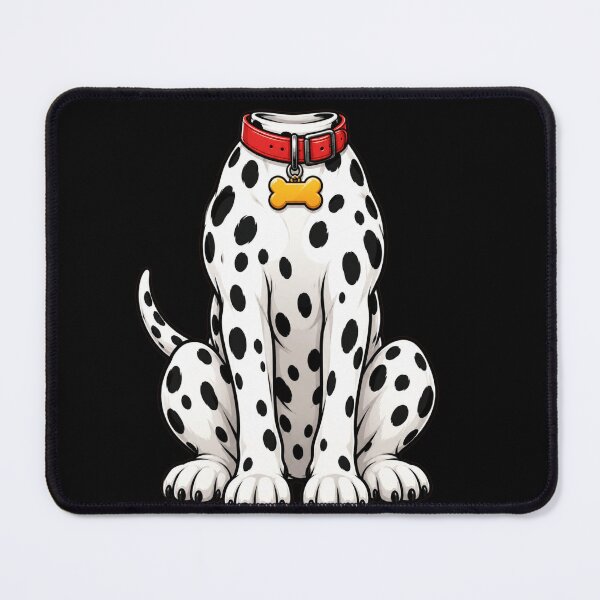 Item preview, Dalmatian Puppy with Bone Charm Cute Polka Dot Dog Art designed and sold by anapldv.