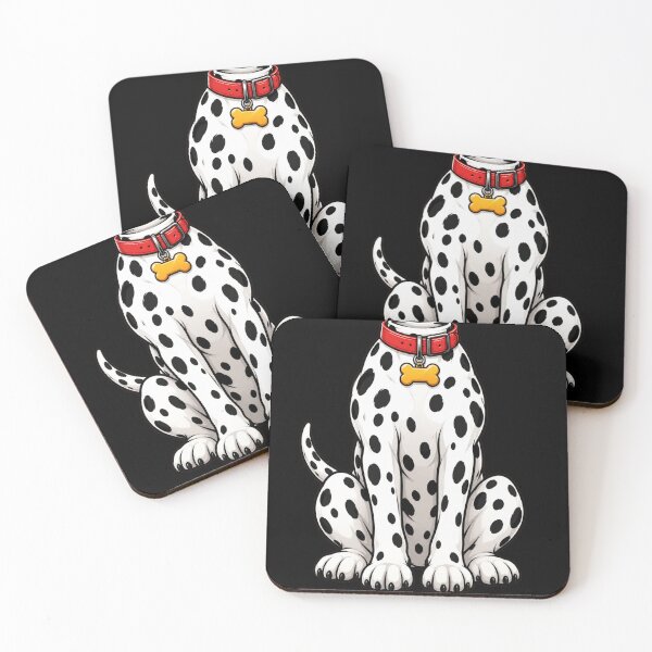 Item preview, Dalmatian Puppy with Bone Charm Cute Polka Dot Dog Art designed and sold by anapldv.