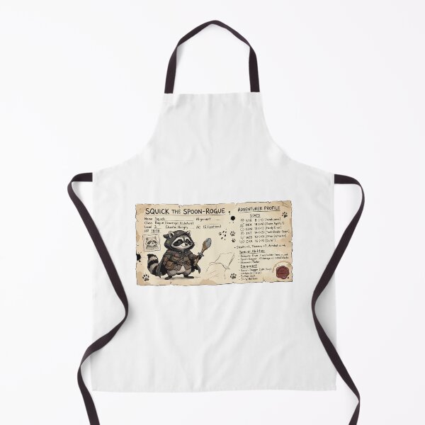 Item preview, Raccoon Trash Goblin RPG Character Sheet Funny DND designed and sold by Arc2020.