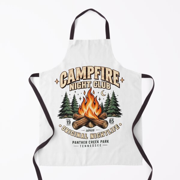 Item preview, campfire Night Club Vintage Outdoor Camping Graphic designed and sold by anapldv.