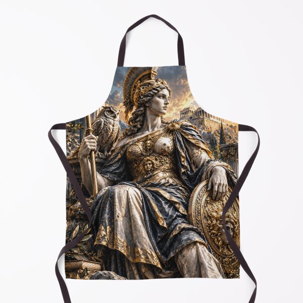 Item preview, Athena Marble & Gold — Greek Goddess of Wisdom | Mythic Relics designed and sold by MythicRelics.