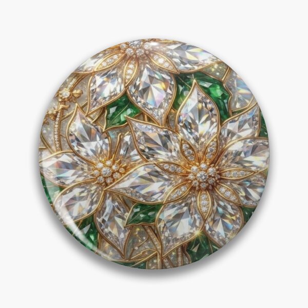 Item preview, Poinsettia Stained Glass Elegant designed and sold by BriSher.