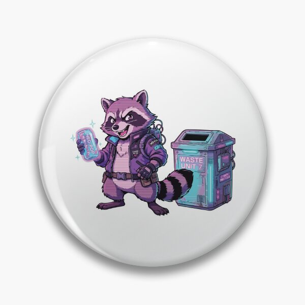 Item preview, Retro 90s Anime Raccoon Trash Goblin Vaporwave Vibe designed and sold by Arc2020.