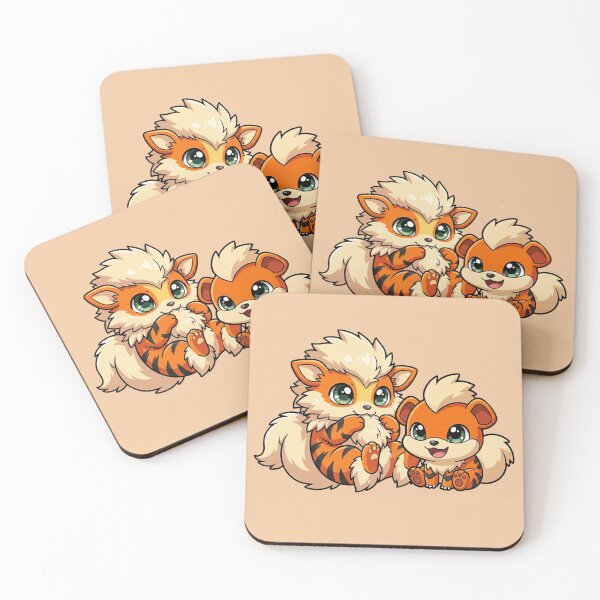 Item preview, Baby Growlithe and Arcanine designed and sold by JablesCreates.