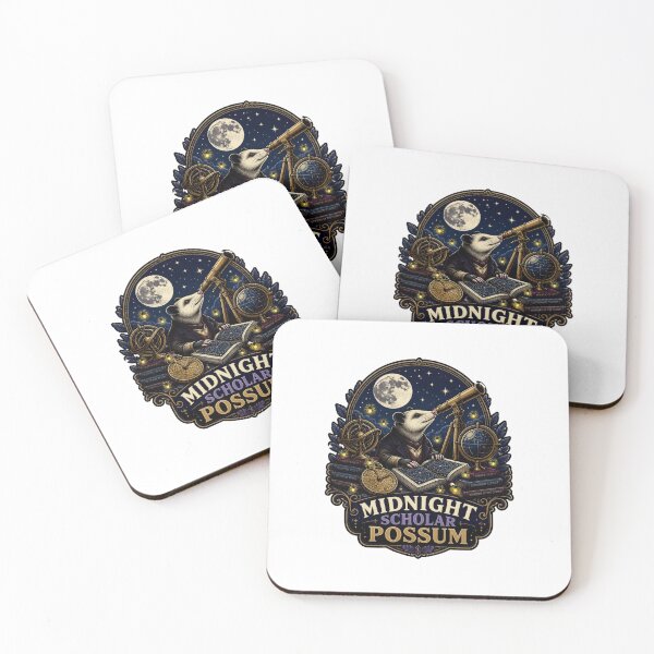 Item preview, Midnight Scholar Possum Vintage Astronomy Dark Academia designed and sold by Créative touche .
