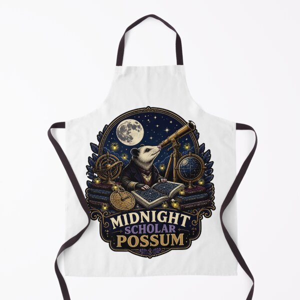 Item preview, Midnight Scholar Possum Vintage Astronomy Dark Academia designed and sold by Créative touche .