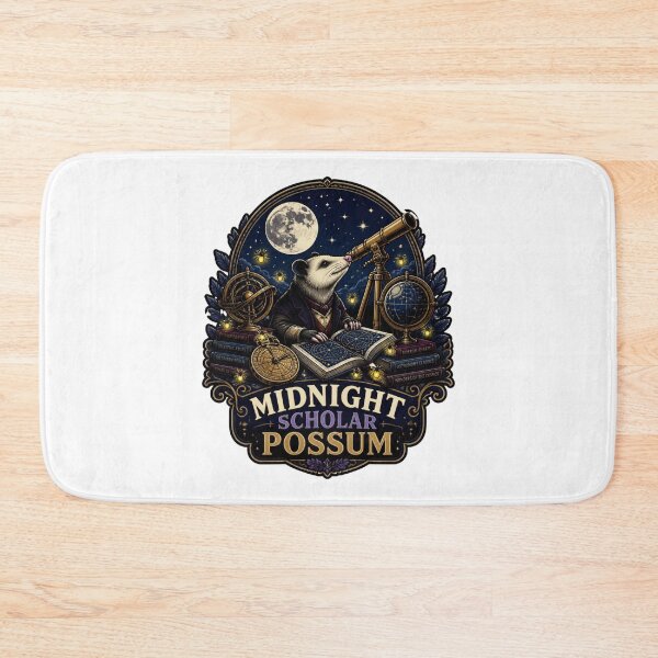 Item preview, Midnight Scholar Possum Vintage Astronomy Dark Academia designed and sold by Créative touche .