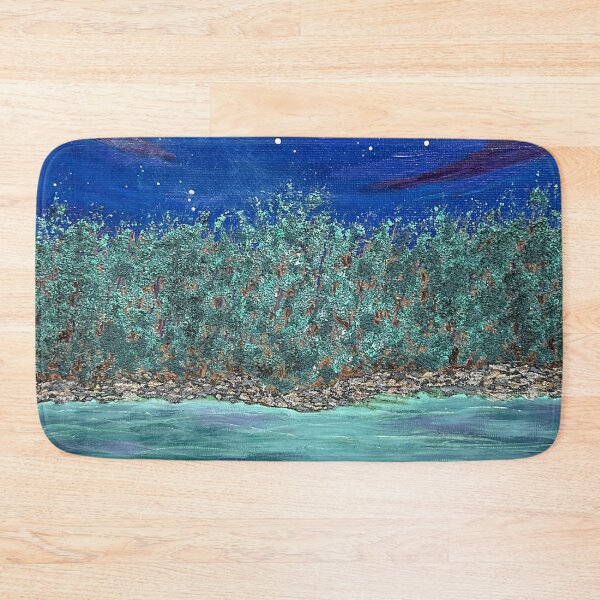 Artikelvorschau, Original-Acrylgemälde „Mondschein“, 20 x 20 cm, Original-Wandbild – ungerahmt entworfen und verkauft von Deb Bossert Artworks.