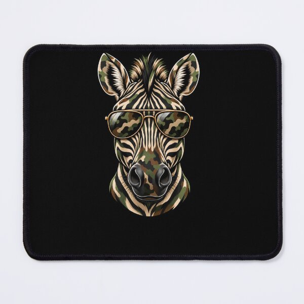 Item preview, Camouflage Zebra Sunglasses Wild Animal Military Lover designed and sold by drawwiika+44.