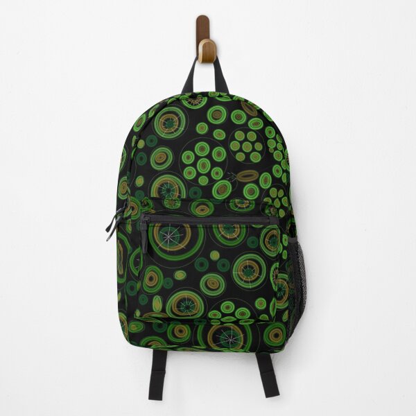 Item preview, Emerald green cicular mosaic cell pattern designed and sold by Bywithrose instant studio.